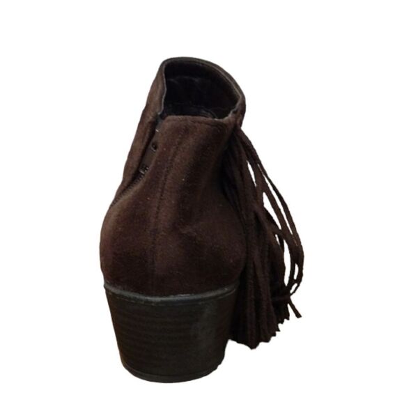 Soda Faux Suede Brown Ankle Booties Size 6.5! - Picture 4 of 11